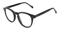 Comprar Lentes Ópticos Blanca Armazón Acetato Ovalado Negro Rebel
