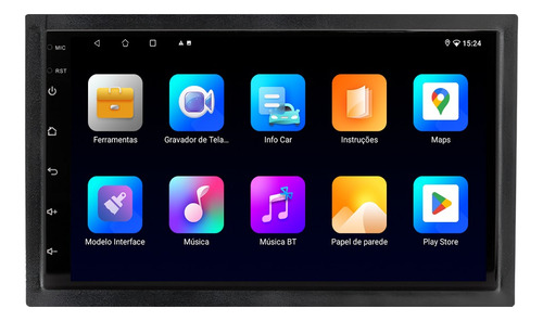 Multimidia Fox 2010/2014 Android 14 Carplay 4gb 64gb 7p