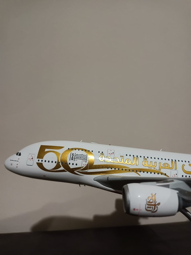 Avión Airbus A380-800 Emirates 50 Aniversario 1/200