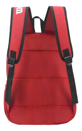 Mochila Wilson Urbana/escolar 65..011025 Color Rojo Diseño Liso 32l