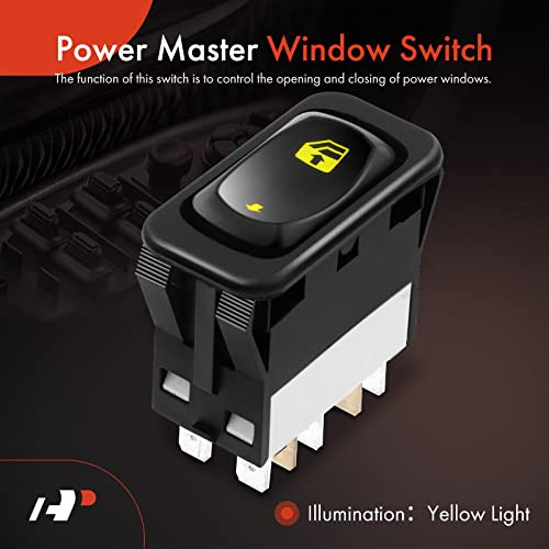 Juego De 2 Interruptores De Ventana Eléctrica Compatib...