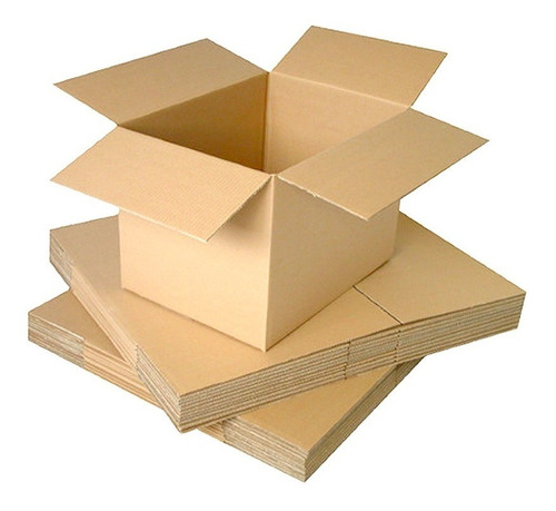 Cajas De Carton Corrugado 20x20x10. Pack De 50 Unidades.