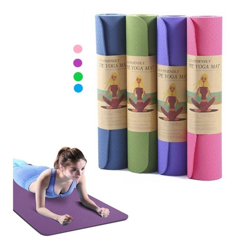 Yoga Mat Colchoneta Eco Friendly 6mm Reales