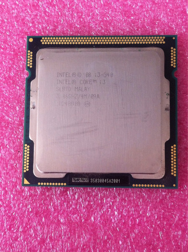 Vendo Procesador Intel Core I3 540 3.06ghz Socket 1156