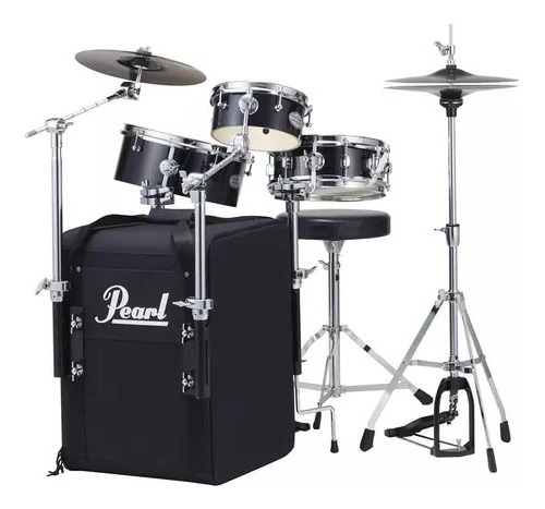 Pearl Rt-703/c Rhythm Traveler Black Box Drum Set