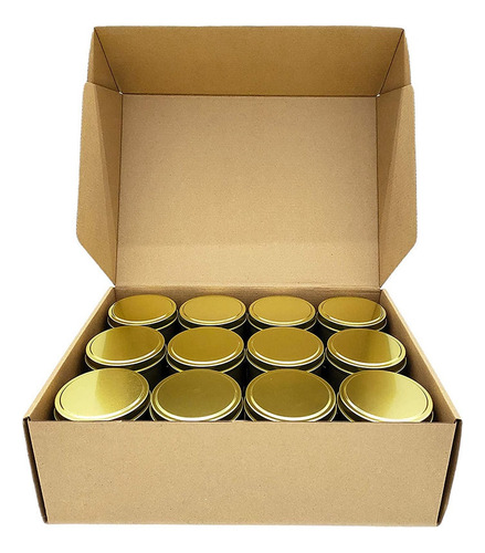 Latas Para Velas, 24 Piezas, Recipientes Metálicos Para Vela