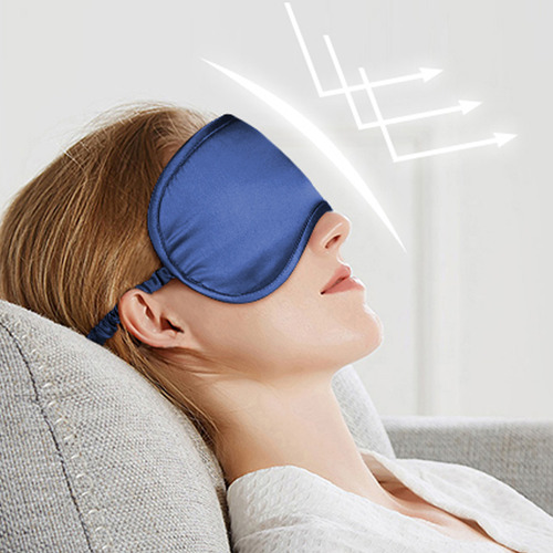 Antifaz Para Dormir Seda Morera Suave Ajustable Viajes Noche