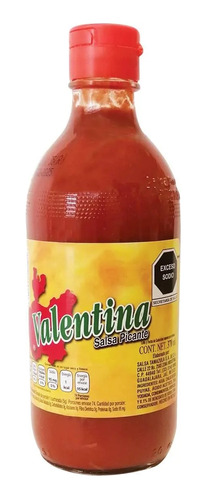 Salsa Valentina Original Etiqueta Amaril - mL a $68