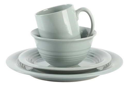 Juego Set De Loza 16 Piezas Porcelana Vajilla/platos/tazas B