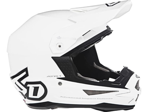 Casco Para Moto 6d Atr-1 Gloss Talla L Color Blanco