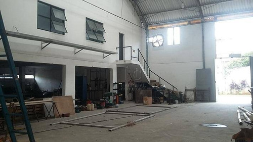 Galpão Para Alugar, 460 M² Por R$ 6.000,00/mês - Vila Sacadura Cabral - Santo André/sp - Ga0489