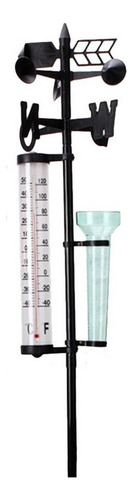 Lazhu Weather Station Kit Rain Gauge Thermometers