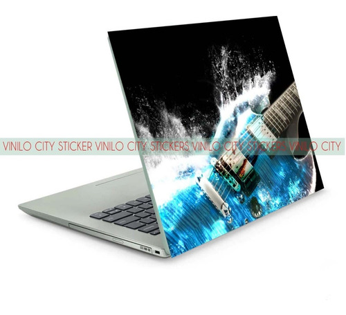 Sticker Para Lap Top Guitarra Musica Rock 