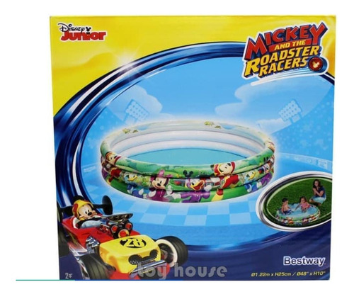 Piscina Inflable Bestway Disney Mickey 91007 De 122cmx25cm