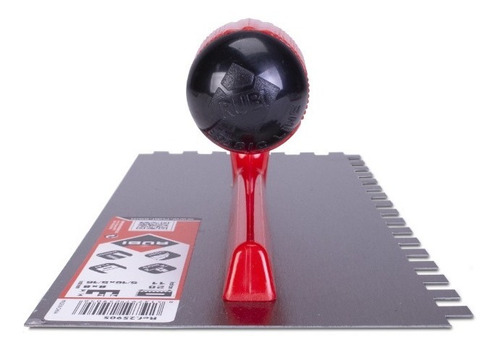 Imagen 2 de 5 de Llana Dentada Rubi 12 X 12 28cm Profesional
