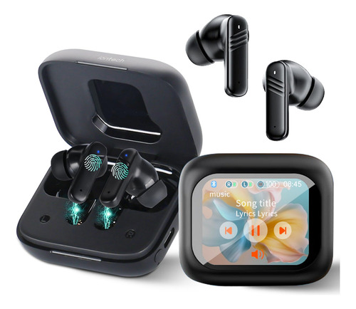 Audífonos Inalámbricos Bluetooth 5.4 Anc Enc Con Pantalla