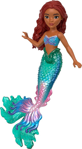 Boneca Ariel Pequena Sereia Princesa Disney Mattel 9cm