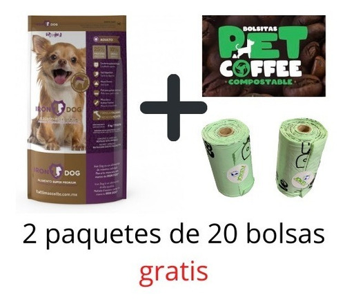 Imagen 1 de 9 de Iron Dog Alimento Superpremium Perro Adulto Raza Pequeña 8kg