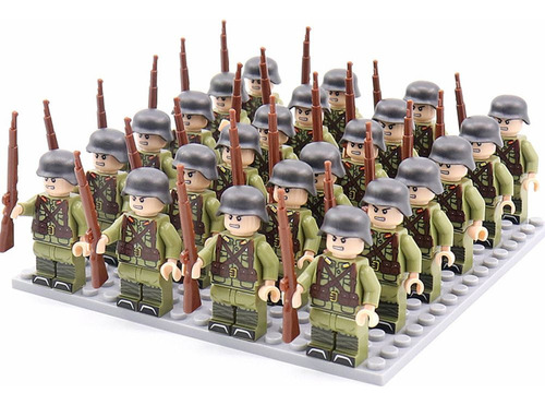 Figura De Acción Militar De Soldier Model Building Blocks