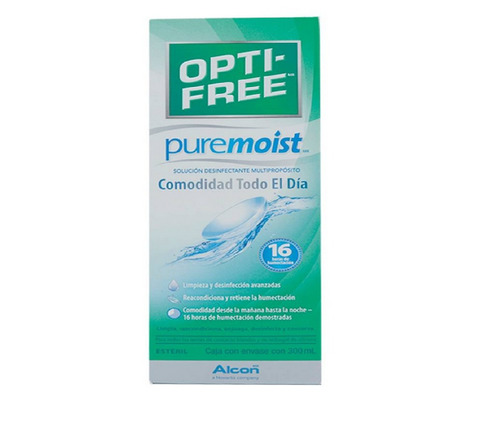 Solución Para Lentes De Contacto Optifree Pure Moist 300ml