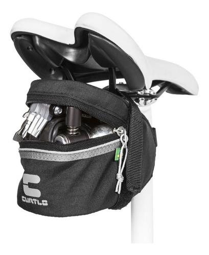 Bolsa De Selim Para Bike Curtlo Sp Ii - Preta