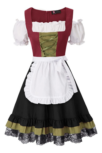 Kancy Kole Trajes De Vestir De Dirndl Alemán Para Mujer Para