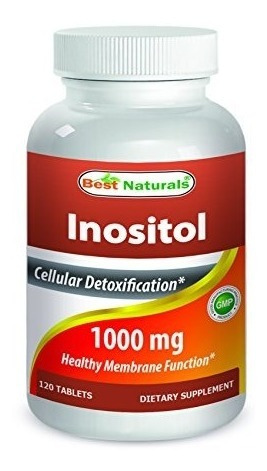 Inositol 1000mgbest Naturals- 120 Tabletas También Llamada