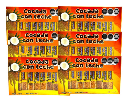 Cocada Con Leche Dulce Mexicano Dultitlax 120 Pz