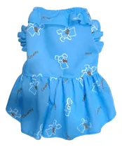 Comprar Wawapet Vestido Casual Celeste Con Volantes Mascotas Talla 0