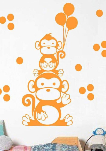 Vinilos Decorativos Infantiles Monitos Monos Animales