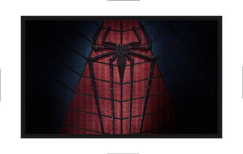 Quadro Decorativo Homem Aranha Com Moldura Salas Decoração