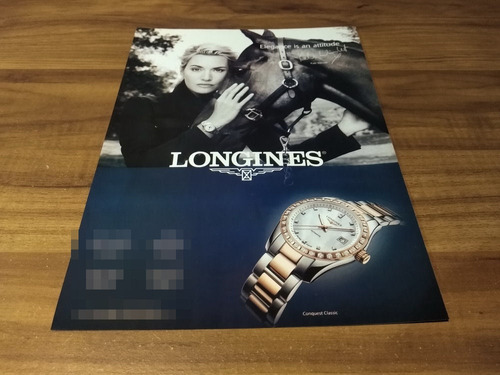 (pg717) Kate Winslet * Publicidad Longines