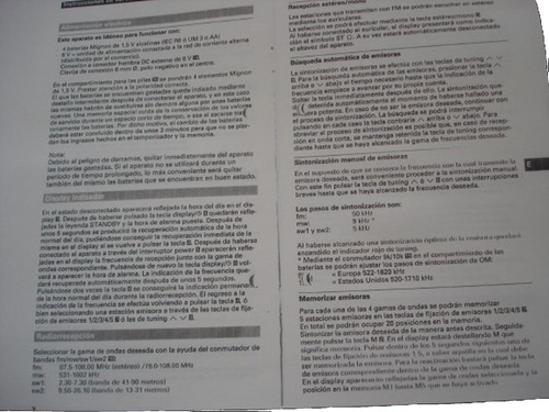 Radio Dgital De Coleccion Multibanda Usada Con Manuales Orig (Usado)