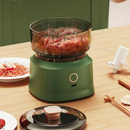 Chili Pepper Shredder Electric Garlic Chopper 350ml Verde