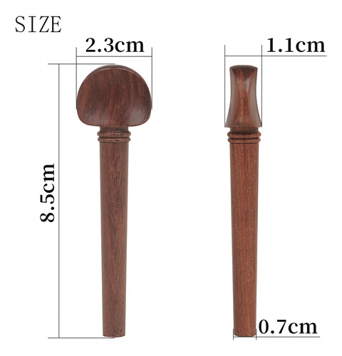 Juego De Ojos Persas De Caoba Oud Pegs De 12 Piezas Para