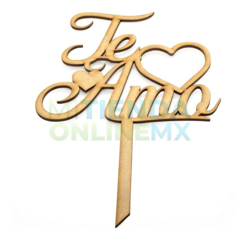 Imagen 9 de 9 de 100 Letreros Pastel Cake Topper Variedad Fiesta - Mdf 3mm