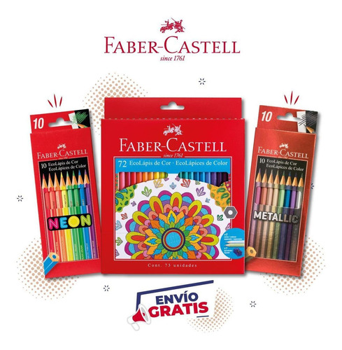 Imagen 1 de 12 de Combo De Colores Faber-castell