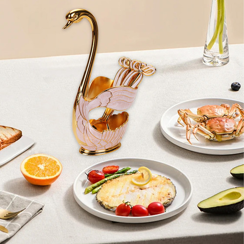 Juego De Cucharas Compositivas Con Base Exquisita Y Moderna,