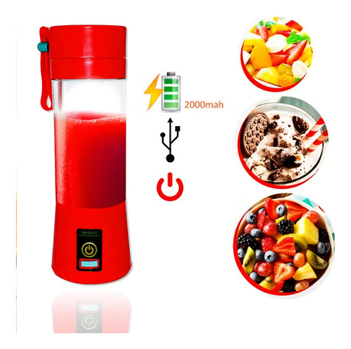 Mini Liquidificador Mixer Garrafa Copo Portátil Recaregável