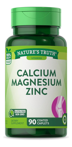 Natures Truth Calcium Magnesium Zinc 90capsulas