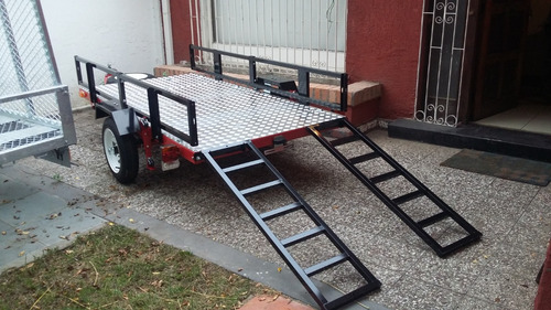 Carro Arrastre Plegable Barandas Atv, 10 Cuotas Sin Interés.