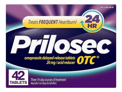 Prilosec Acidez Estomacal, 42 Tabletas 100% Usa