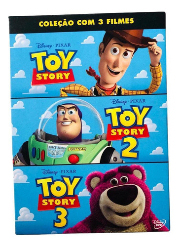 Dvd Coleção 3 Filmes Toy Story