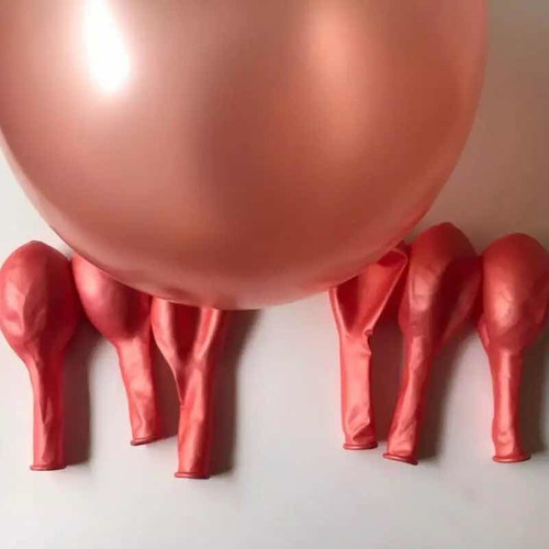Imagen 4 de 4 de Globos Perlados 12 Pulgadas X25 Unidades Cotillon Cumpleaños