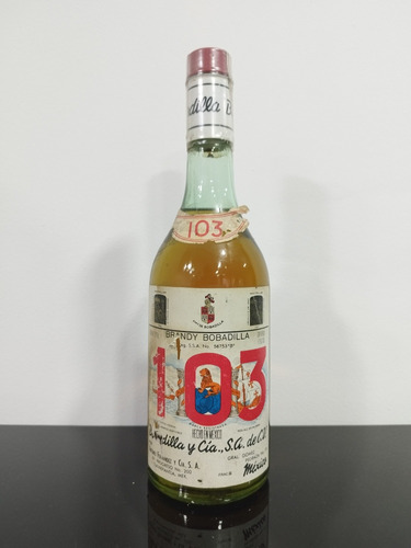 Botella De Brandy Bobadilla 103 Más De 30 Años De Almacen