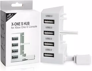 Hub Usb 4 Portas Para Xbox One S Slim Carregador Adaptador