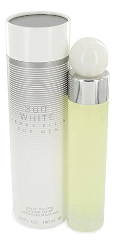 Perry Ellis 360 White Eau De Toilette Spray 3.4 Oz Para Homb