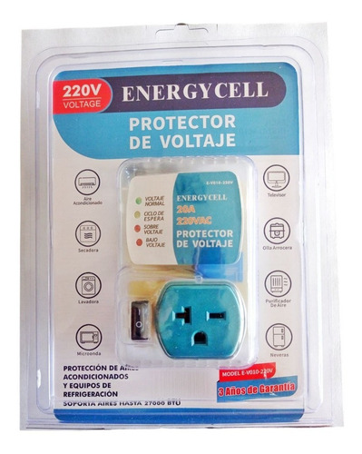 Protector De Voltaje 220v Energy Cell 