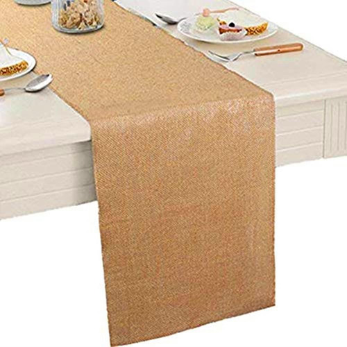 Tela De Mesa De Yute De Burlap Natural 100% 12 X108'' ...
