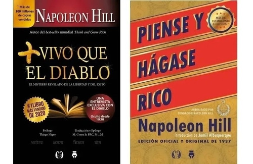 Mas Vivo Que El Diablo + Hagase Rico Napoleon Hill Del Fondo